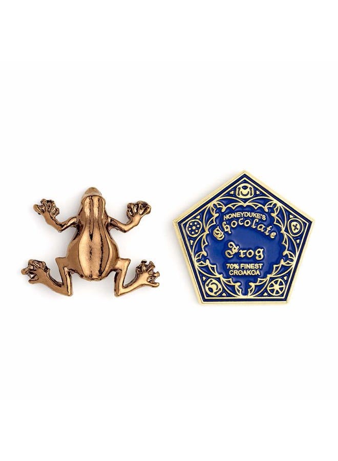 Harry Potter Chocolate Frog Pin Badge, One Size, Zinc, No_Stone - Image 1