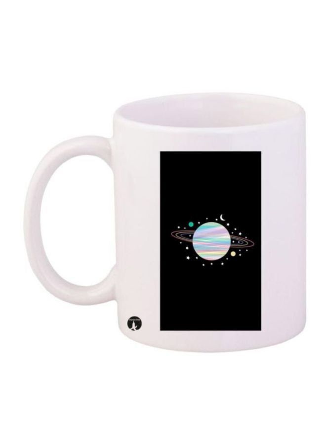 RKN Planet Printed Coffee Mug White/Black/Blue - Image 2