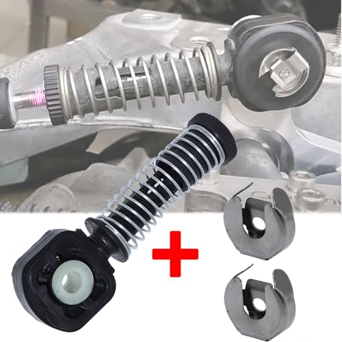 HOMEWITHU Gear Selector Shift Shifter Cable End Catch Pair 1J0711761B 1J0711761C Fit for VW Polo Jetta Golf for Audi A1 A3 TT B6 B7 Manual Gearbox Shift Linkage Repair Kit Bowden Cable Fix Adjuster - Image 4