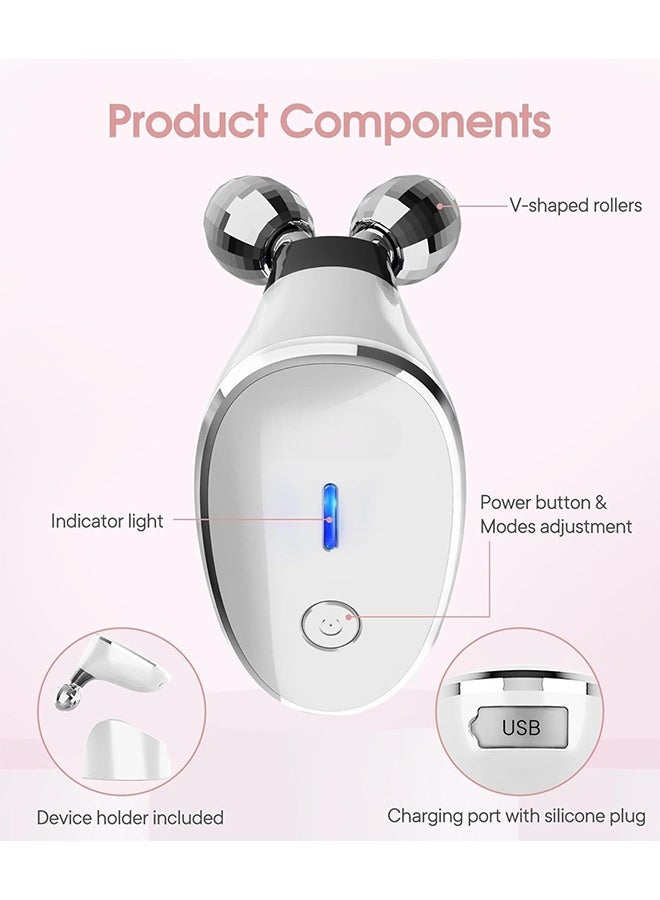 DAREU 360° Face & Neck Lifting Device – Rechargeable Microcurrent Massager for Skin Tightening, Wrinkle Reduction & Double Chin Removal - Image 4