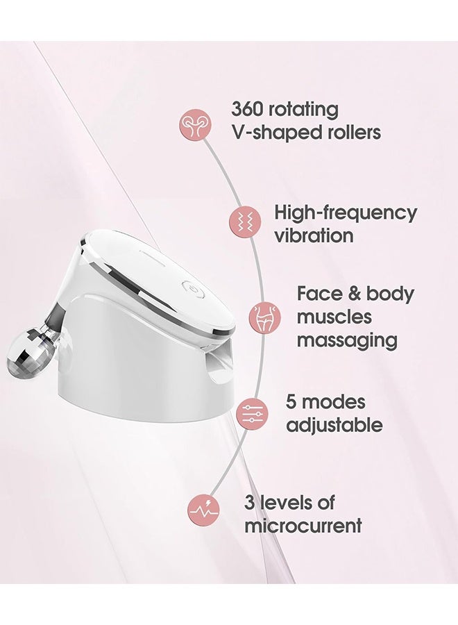 DAREU 360° Face & Neck Lifting Device – Rechargeable Microcurrent Massager for Skin Tightening, Wrinkle Reduction & Double Chin Removal - Image 3