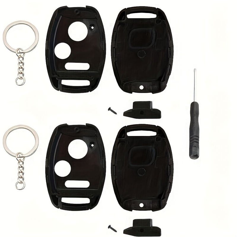 2pcs 2 Button Key Fob Case Shell for Honda Accord Civic CRV Pilot 2006 2011 - Image 3