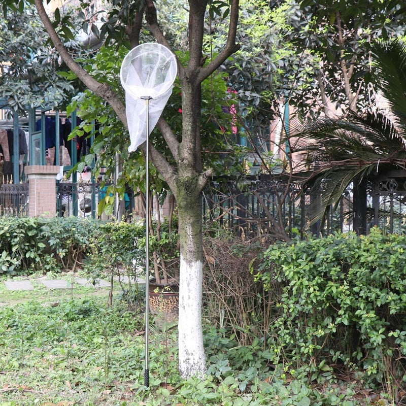 RESTCLOUD Insect and Butterfly Net with 12" Ring, 24" Net Depth, Handle Extends to 59 Inches for Adults and Kids (12" Ring, 59" Handle) - Image 4