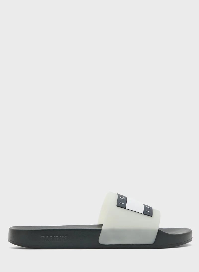 TOMMY HILFIGER Logo Pool Slides