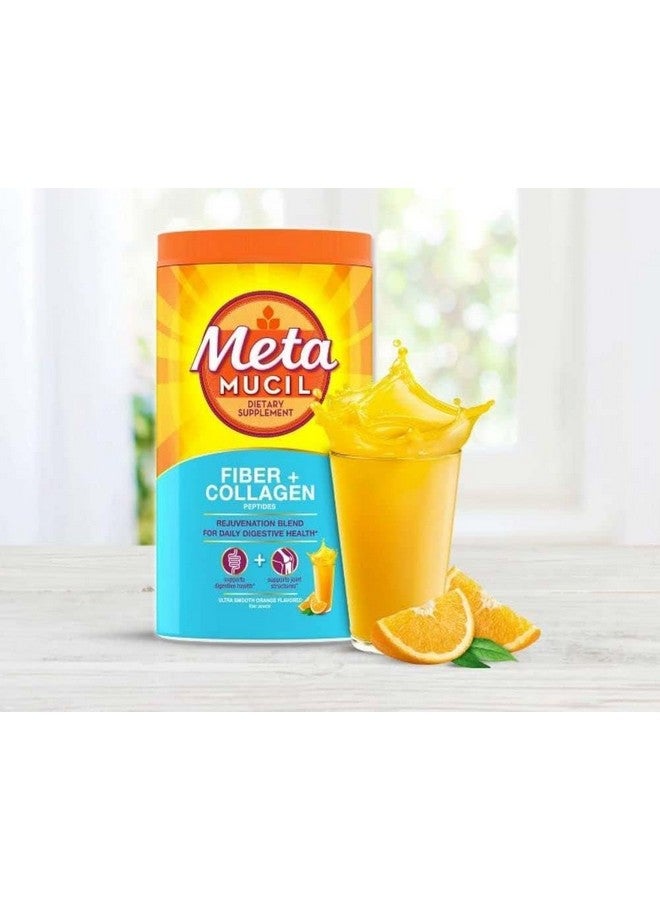 Metamucil Fiber + Collagen Peptides Powder - Orange - 19.9oz - Image 3