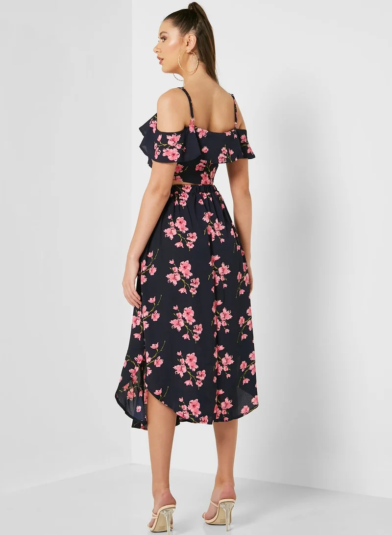 Ginger Floral Printed Skirt Set