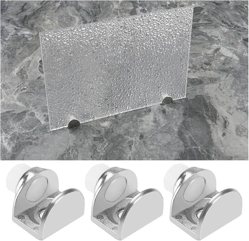 Adjustable Glass Shelf Brackets For Securing Panels 40pcs Size 2 - Image 4