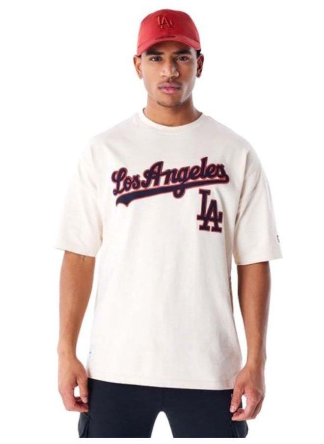 NEW ERA - Mlb Ribbed Infill Oversized Los Angeles Dodgers T-Shirt - Image 1