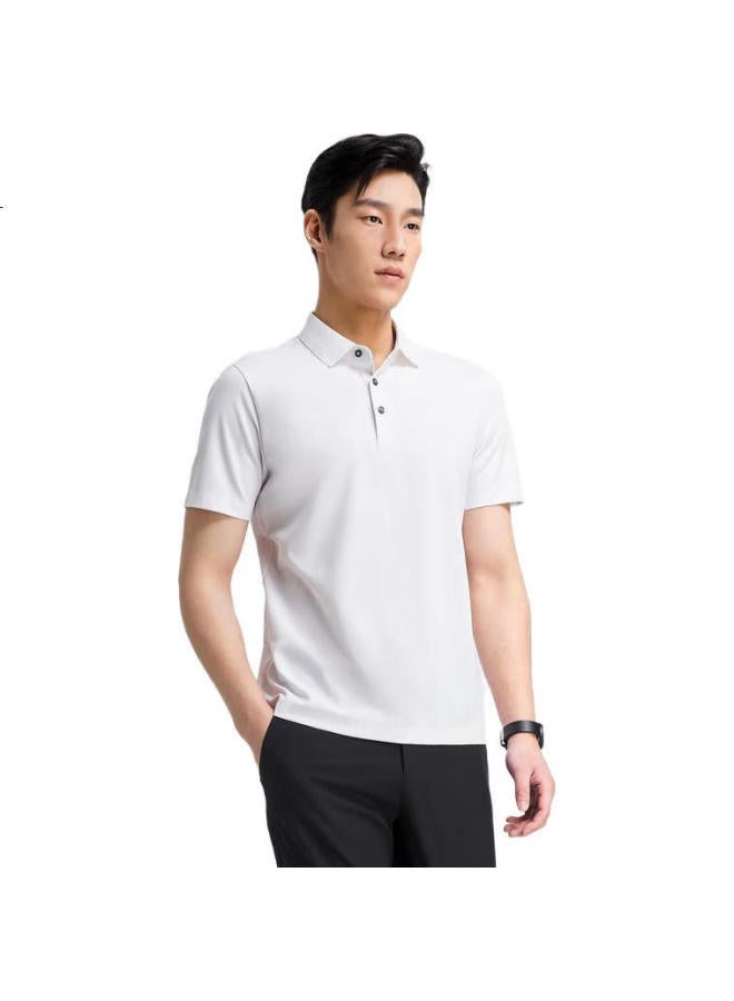 Youngor Men'S Polo Shirt Summer Youth Men'S Business Casual Short Sleeve High-End Polo Shirt Bleached 3Xl - Image 2