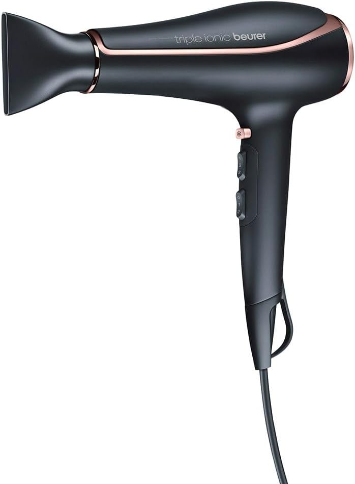 HC 80 2200 watt Hair Dryer Easy Drying and Styling with 3 Heat ,2 Blower Settings and Detachable Slim Professional Nozzle| Volume Diffuser| 3 Years Warranty