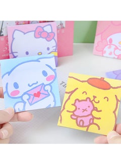 XiuWoo SYOSI 5Pcs Cute Sticky Notes, Kawaii Notes Cartoon Animals Post-its Self-Stick Note for Girls Kids Students School Home Office (250 Sheets)  - Image 3