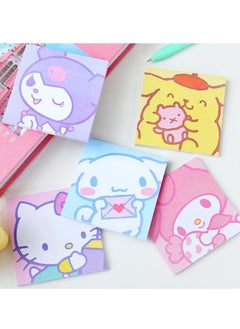 XiuWoo SYOSI 5Pcs Cute Sticky Notes, Kawaii Notes Cartoon Animals Post-its Self-Stick Note for Girls Kids Students School Home Office (250 Sheets)  - Image 4