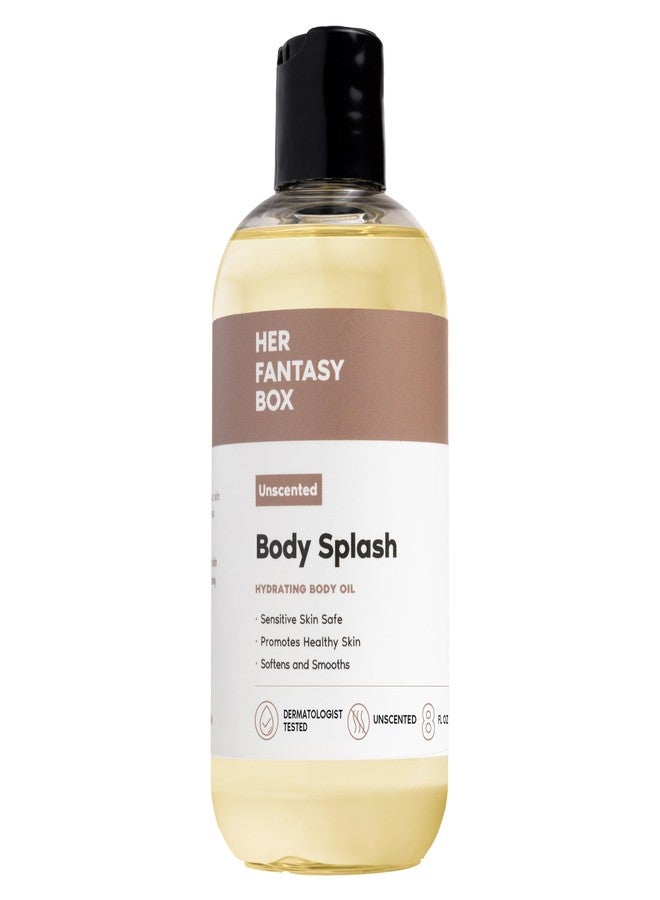 Her Fantasy Box | Body Splash Hydrating Body Oil - Moisturizing, Non-Greasy Formula for Soft, Smooth Skin - All-Natural, Lightweight & Nourishing (8 Fl Oz, Unscented - Image 1