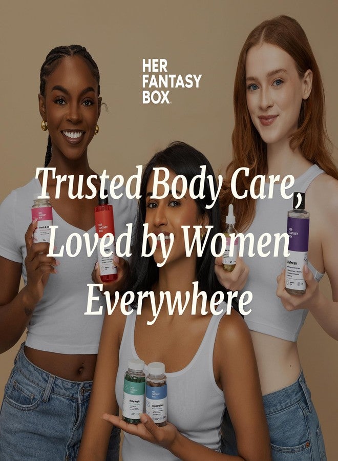 Her Fantasy Box | Body Splash Hydrating Body Oil - Moisturizing, Non-Greasy Formula for Soft, Smooth Skin - All-Natural, Lightweight & Nourishing (8 Fl Oz, Unscented - Image 5
