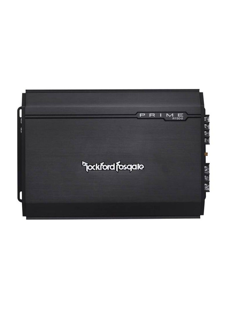 Rockford Fosgate R150X2 Prime 2-Channel Class AB Car Amplifier – 50W RMS x 2 - Image 1