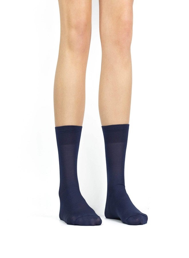 FOX RIVER FoxRiver Men's Girls Plus Size' Wick Dry Auras Ultra-Lightweight Liner Crew Socks, Dark Navy, X-Large - Image 2
