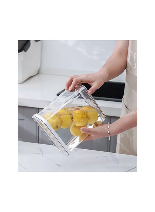Homesmiths 3.4 Liter Airtight Food Storage Container, L 17.5 X B 10.5 x H 27.5 cm – Clear, Space-Saving, Moisture-Proof Kitchen Organizer for Pantry, Snacks, Cereals, Grains, or Dry Food - Image 5