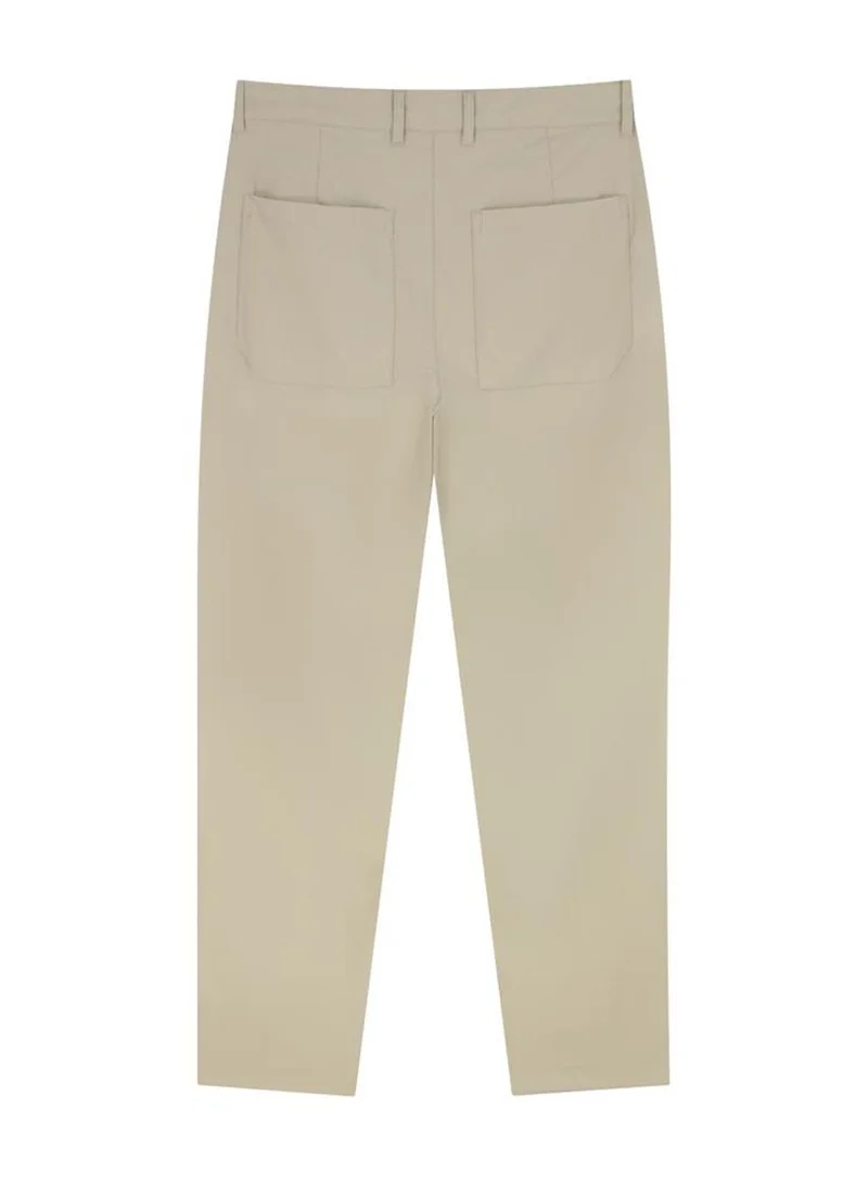 GIORDANO Men's 4-Way Stretch Khaki Pants: Comfort & Style