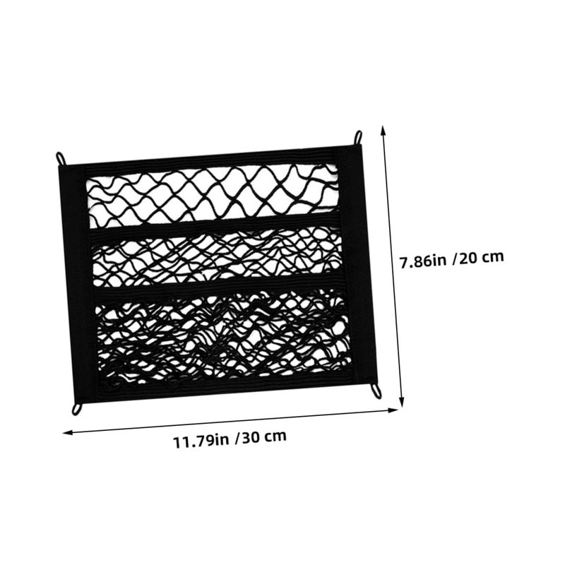 Heavy Duty Elastic Mesh Cargo Net for Bike Trunk Front Bag Storage Organizer - Image 3