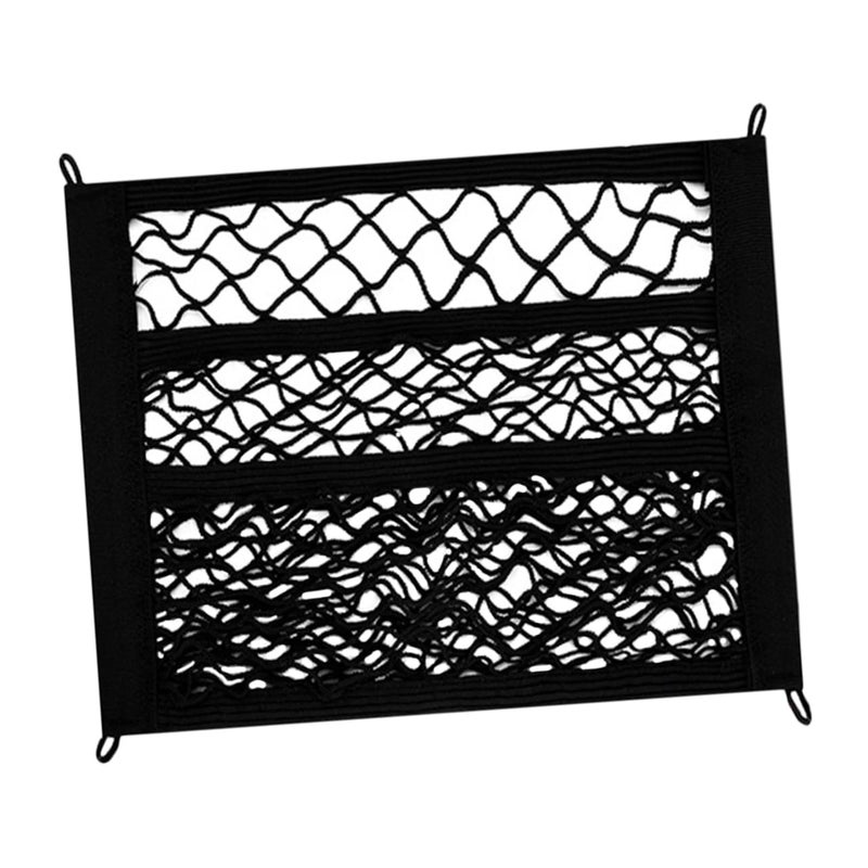 Heavy Duty Elastic Mesh Cargo Net for Bike Trunk Front Bag Storage Organizer - Image 2