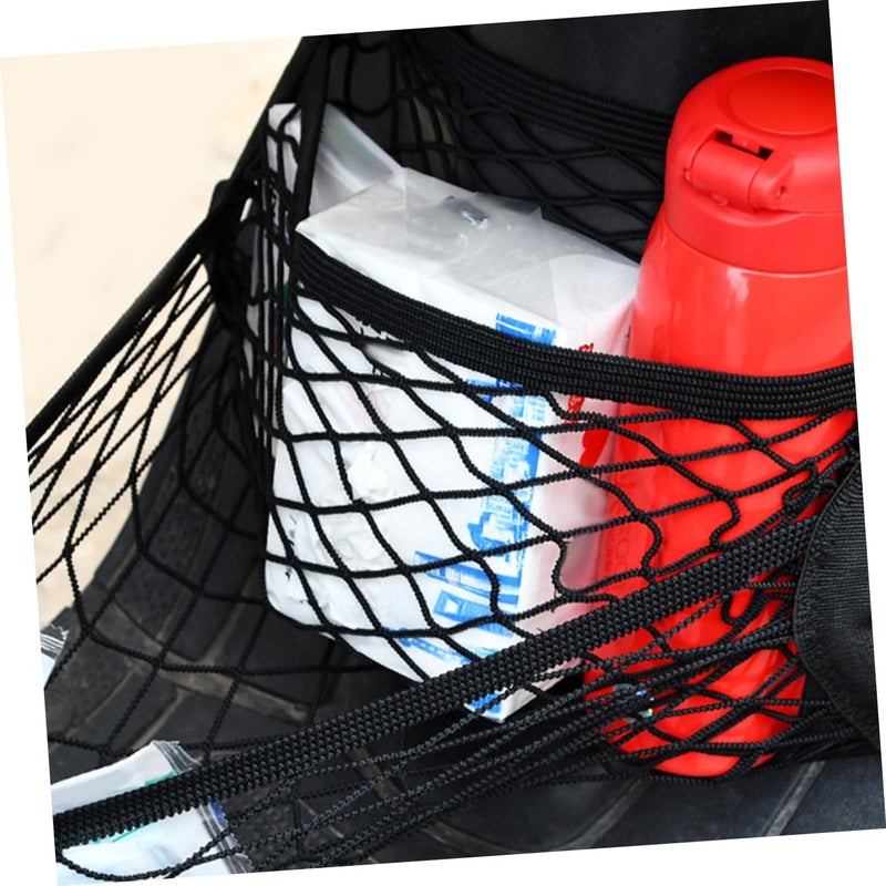 Heavy Duty Elastic Mesh Cargo Net for Bike Trunk Front Bag Storage Organizer - Image 5