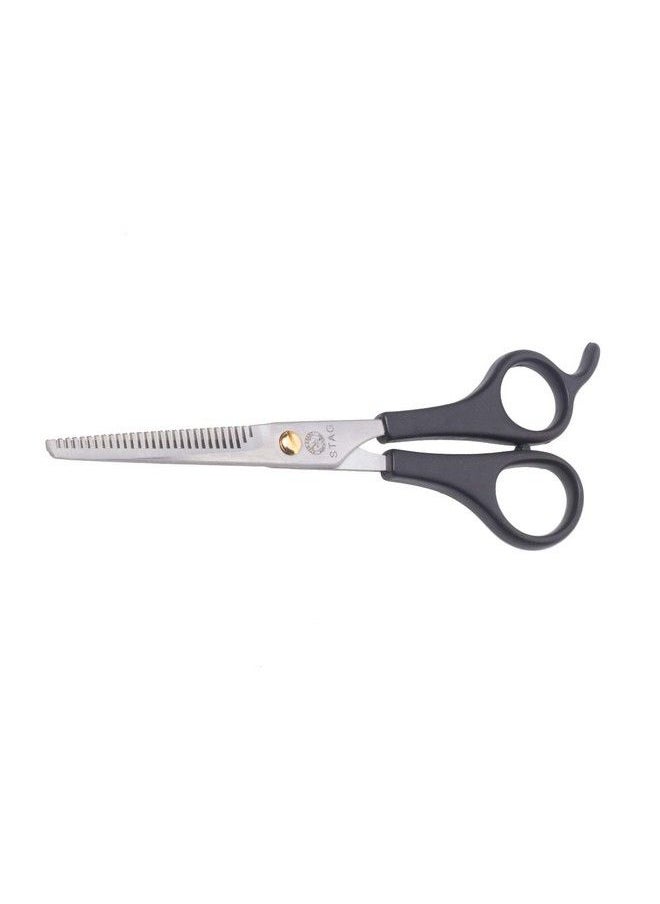 STAG Stainless Steel Professional Hair Cutting Scissior Ssc005 Double Teeth 6"  - Image 2