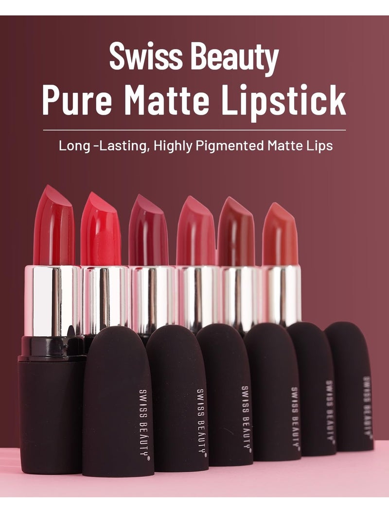 سويس بيوتي أحمر شفاه سويس بيوتي بيور مات المشمش 3.8 جم - Image 2