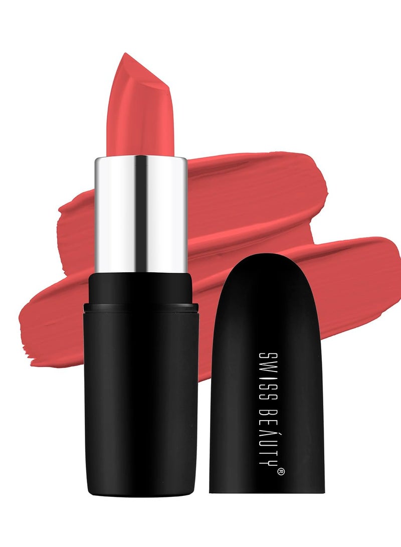 سويس بيوتي أحمر شفاه سويس بيوتي بيور مات المشمش 3.8 جم - Image 1
