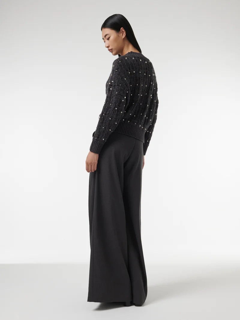 Leem  Embellished Knitted Sweater for Women | Best Price UAE