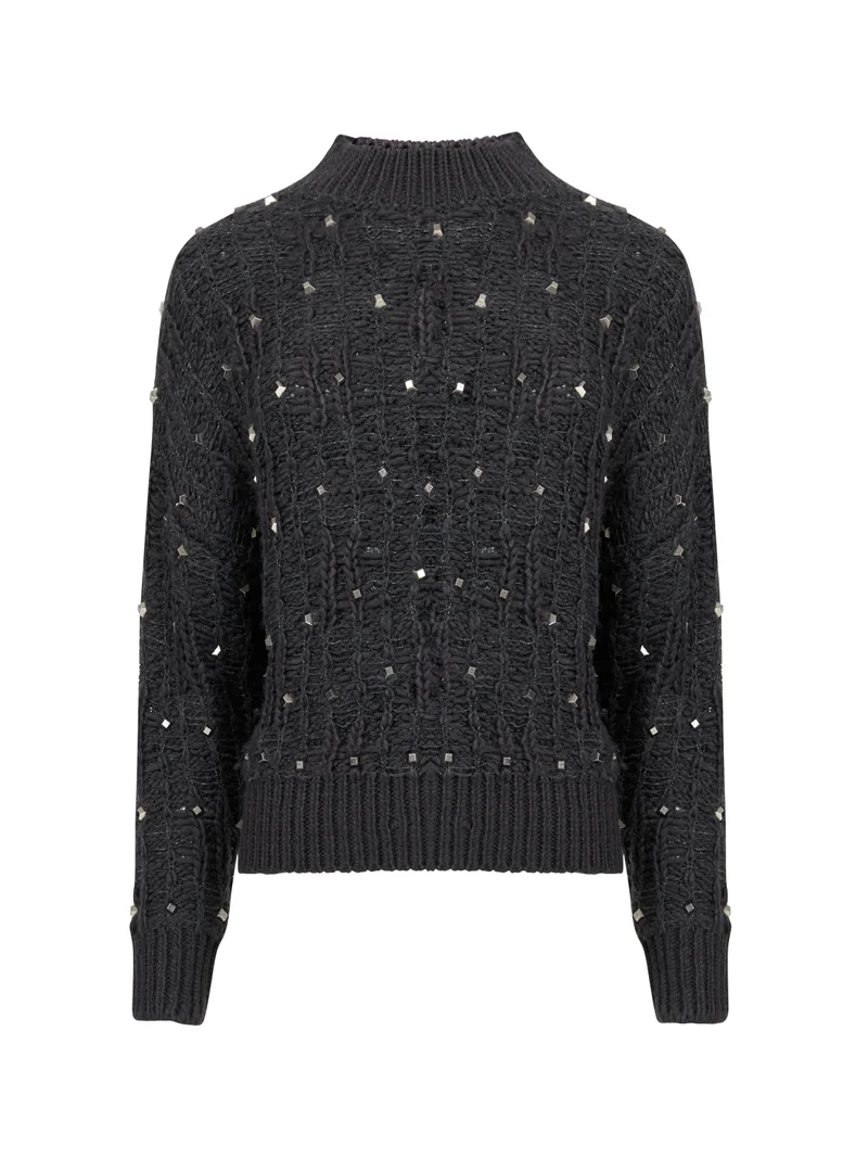 Leem  Embellished Knitted Sweater for Women | Best Price UAE