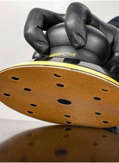 RHINOMOTIVE RHINOMOTIVE - MULTI PURPOSE GOLD ABRASIVE DISCS Grit 80 100Pcs Per Box  - Image 5