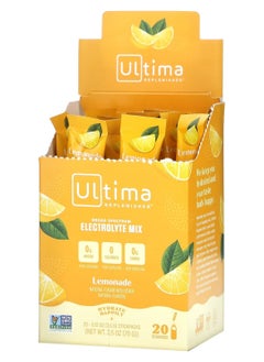 Ultima Replenisher Electrolyte Drink Mix Lemonade 20 Packets 0.12 oz 3.5 g  - Image 2