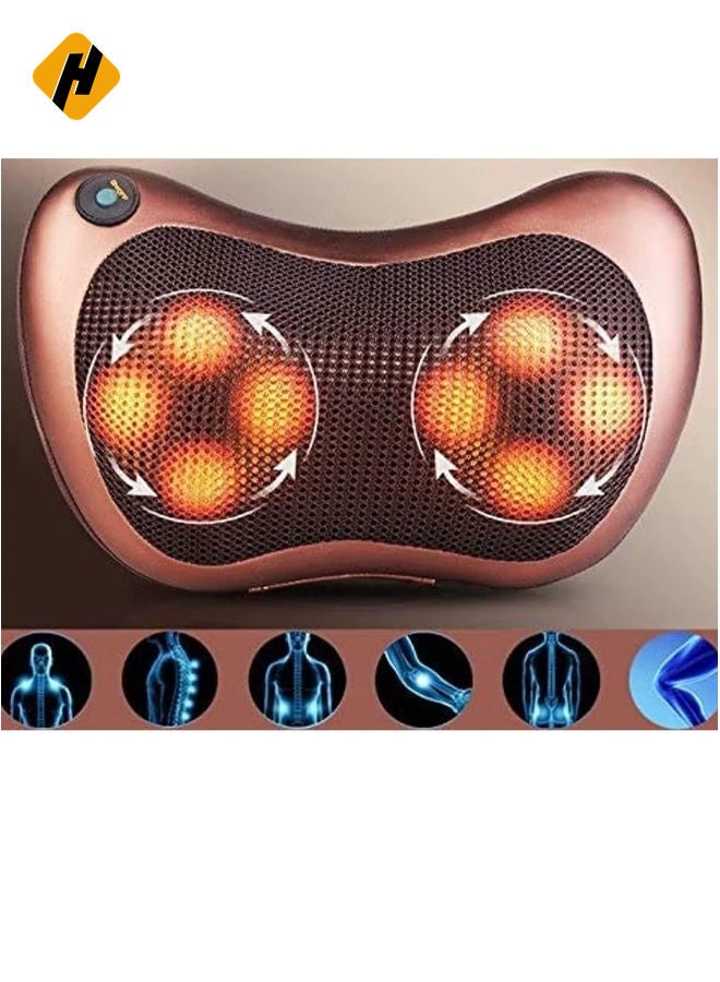HuHa Neck Massage Pillow And Shoulders Legs Back Massager Relaxation By 8 Head With Magnet Vibrator Electric Heating Kneading Therapy  - Image 2