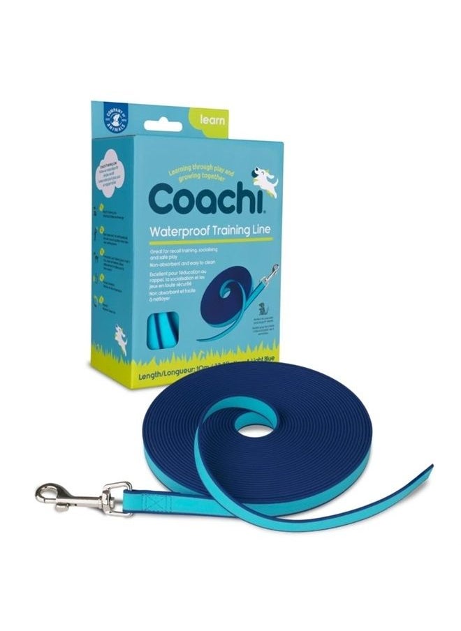 The Company of Animals Coachi Training Line 10m Safe Training Outdoors, Recall Training, Dog & Puppy Socialisation, Lightweight, Waterproof, Perfect for Stopping Chasing. Suitable for Medium & Large Dogs & Puppies  - Image 1