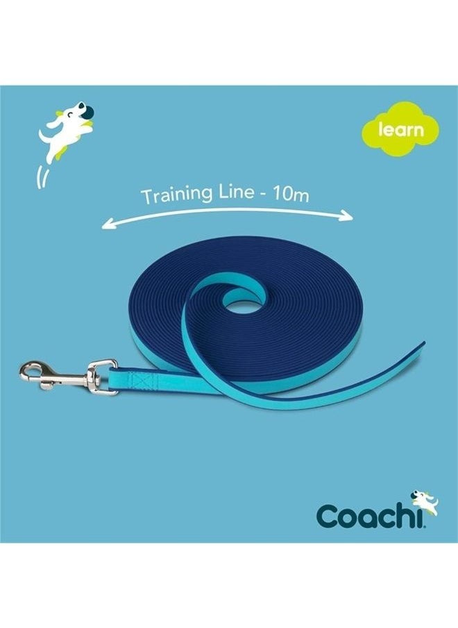The Company of Animals Coachi Training Line 10m Safe Training Outdoors, Recall Training, Dog & Puppy Socialisation, Lightweight, Waterproof, Perfect for Stopping Chasing. Suitable for Medium & Large Dogs & Puppies  - Image 3