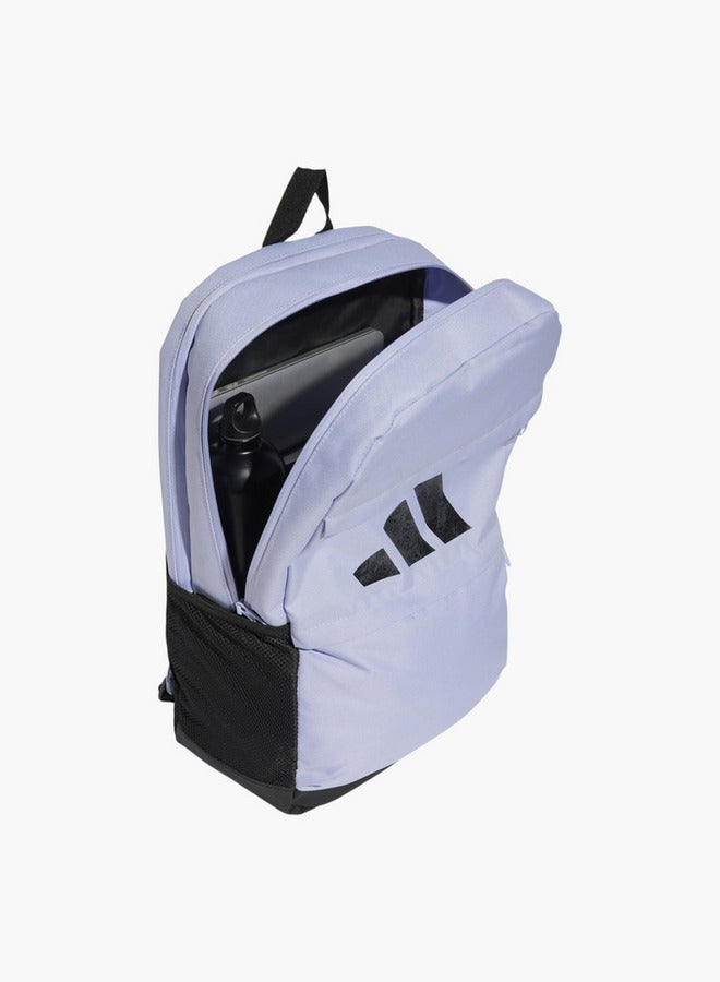 Adidas Logo Print School Backpack With Adjustable Straps And Zip Closure - Image 3