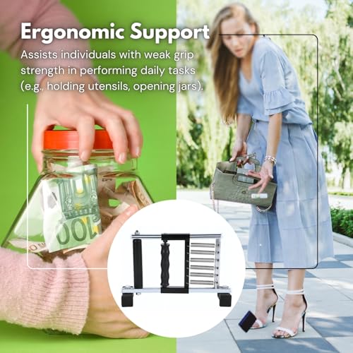 Physiogears Finger Grip Exerciser Metal Spring Finger Exerciser Hand Gripper Used in Physiotherapy - Image 4