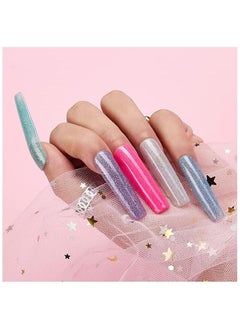 brunson Dual Nail Forms for Poly Extension Gel Pre-shaped False Tips with Scale 120pcs Manicure Tool for Nail Extensions Mold Nail Tips Acrylic Nails False Nails Manicure Tool  - Image 2