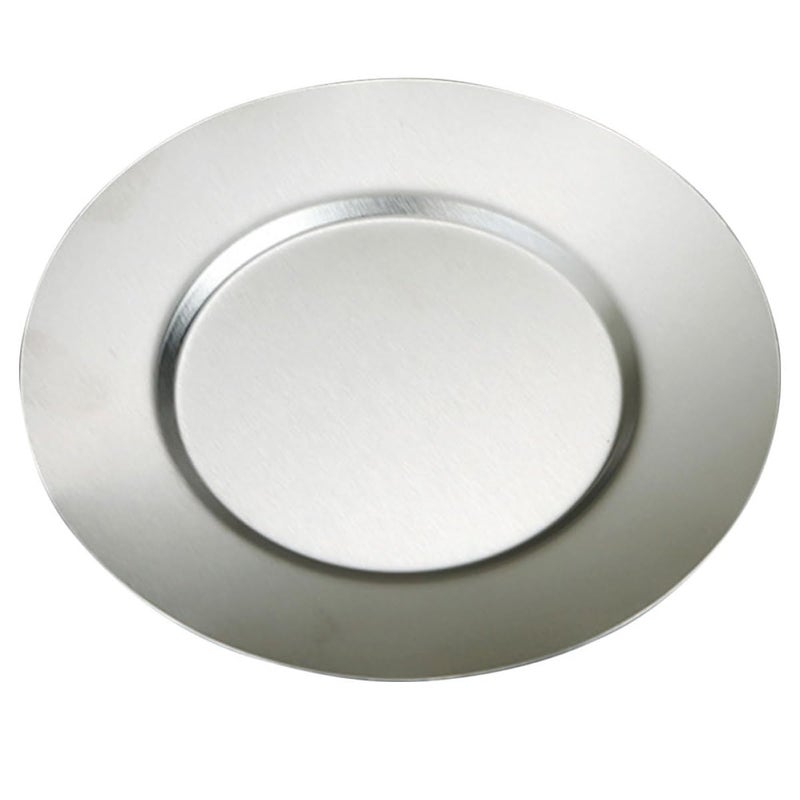 Stainless Steel 14Cm Round Shallow Dessert Plate Food Serving Tray For Kitchen Party Bbq - Image 2
