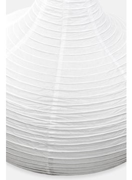 Muy Mucho Round Ceiling Lamp 40 H X 39 Dia cm, White  - Image 3