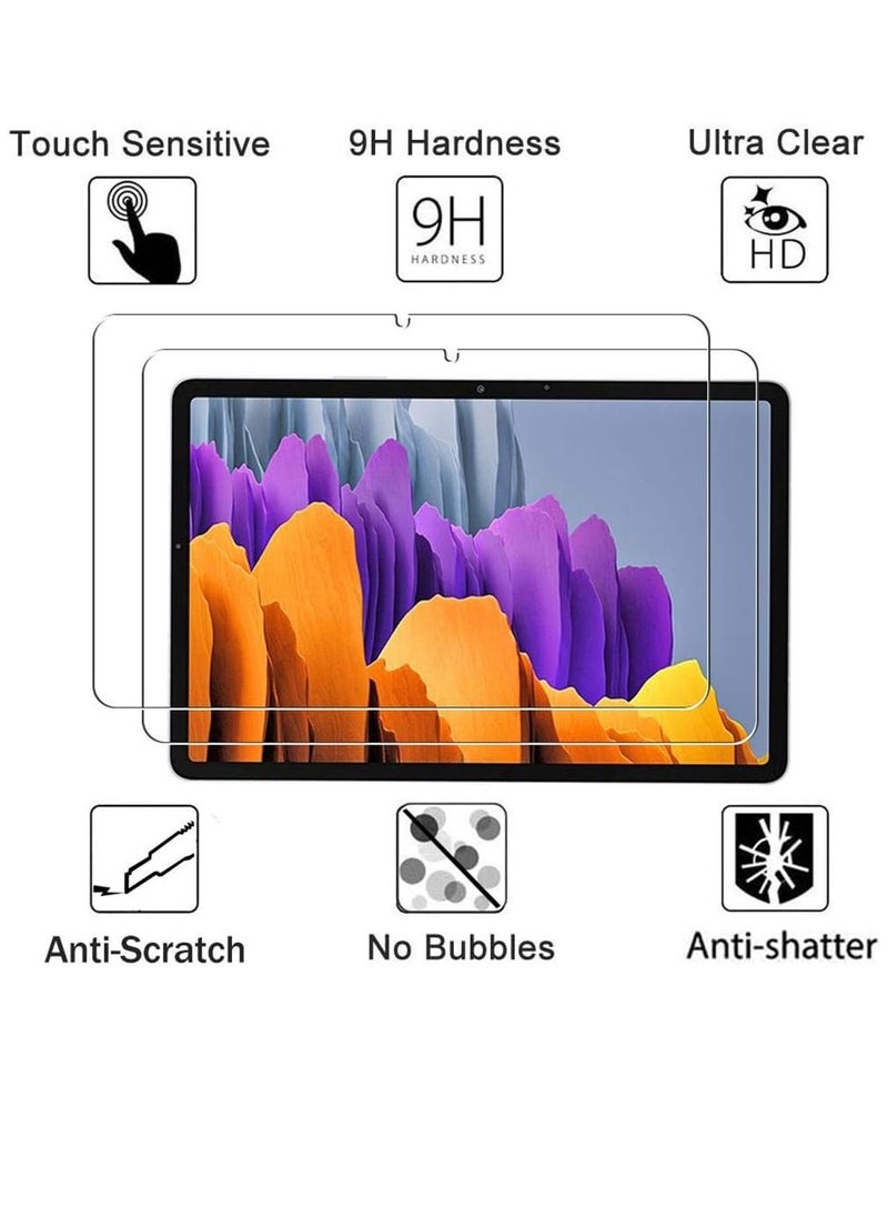 HYX 2 Pack Scratch Resistant Bubble Free Tempered Glass Screen Protector For Samsung Galaxy Tab S9 2023  - Image 2