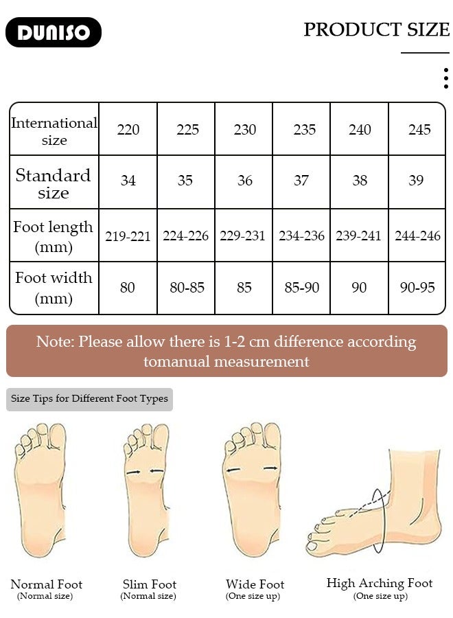 DUNISO Women's Platform Sneakers Low Top Walking Shoes for Lady Comfortable Lace Up Fashion Round Toe Casual Shoes for Indoor Outdoor Travel Work  - Image 4