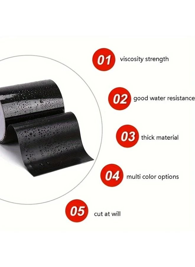 Heavy Duty Self Fusing Waterproof Sealant Tape 3.94x59.06 Inch Multi Use Leak Repair - Image 5