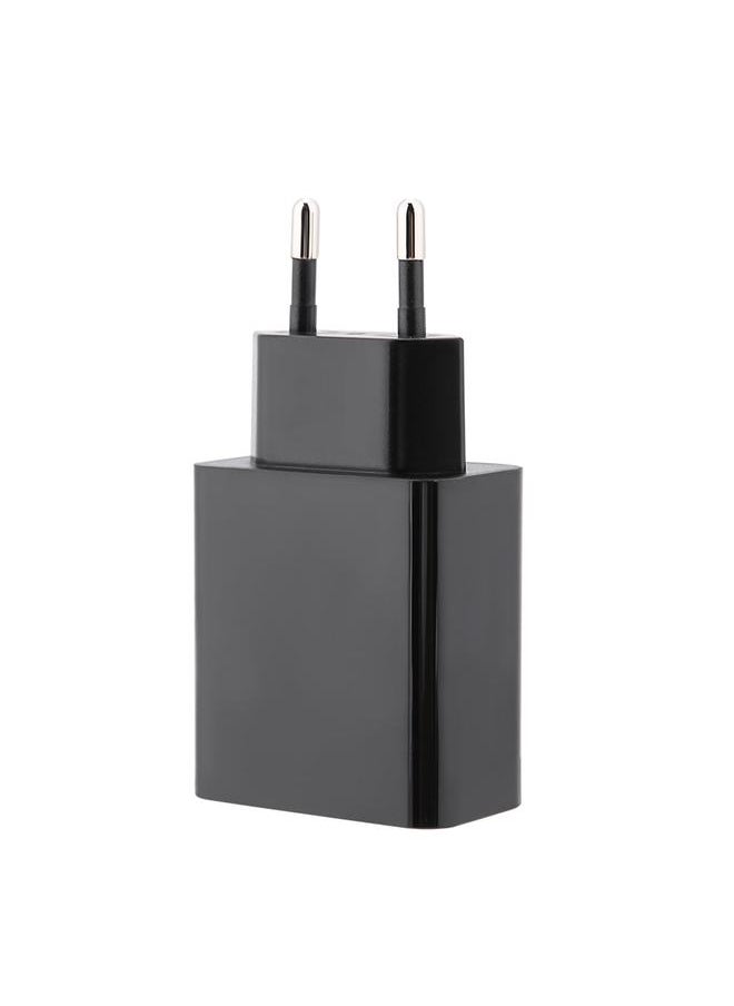 Thoraya USB 5V2.2A Dual Port Charging Plug Adapter Digital Display Travel   Black  - Image 3