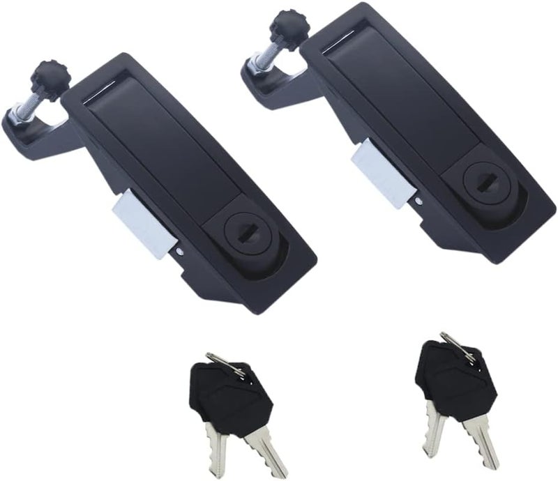 STHang-D 2PCS Compression Latch OEM Replacement Flush Lever Latch Lock for Marine Car Door Hand Lock Adjustable Lever Latches Thickness:1~5mm - Image 1