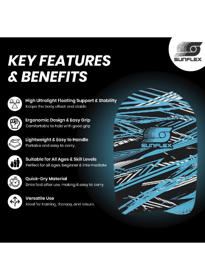 صنفليكس لوح السباحة صن فليكس كيك بورد أكشن برو  لوح سباحة من النيوبرين للأطفال والكبار للمسبح والبحر - Image 2