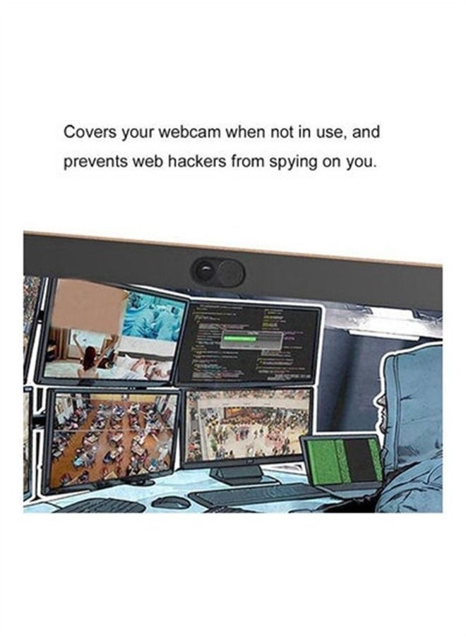 Occuwzz - 6PCS Universal WebCam Cover Shutter Magnet Slider Plastic Camera Cover For Web Laptop iPad PC Macbook Tablet Privacy Sticker - Image 1