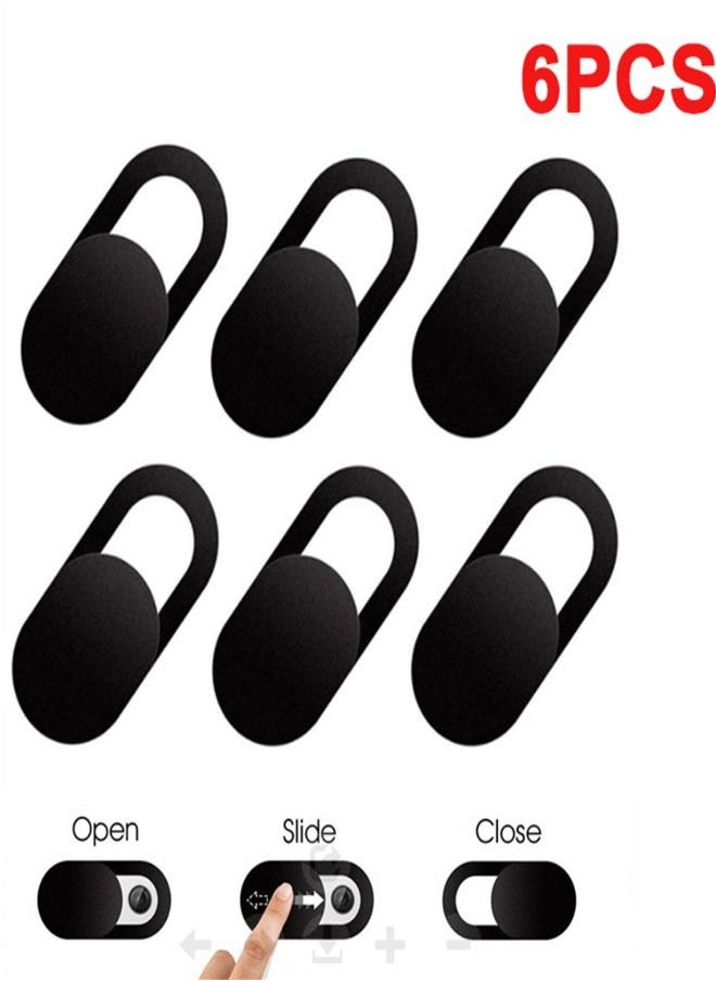 Occuwzz - 6PCS Universal WebCam Cover Shutter Magnet Slider Plastic Camera Cover For Web Laptop iPad PC Macbook Tablet Privacy Sticker - Image 1