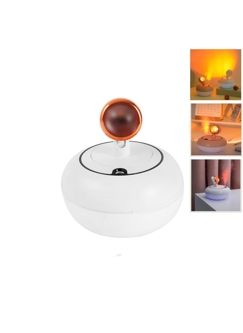 ambdded Ambdded Sunset Lamp with Ultrasonic Air HumidifierMist Maker and Decorative Item for Home Perfect Humidifier for Room and Diffuser for Home Fragrance Ideal for Home Office and Car  - Image 1