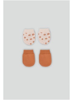Junior Baby Girls Mittens P/2  - Image 1